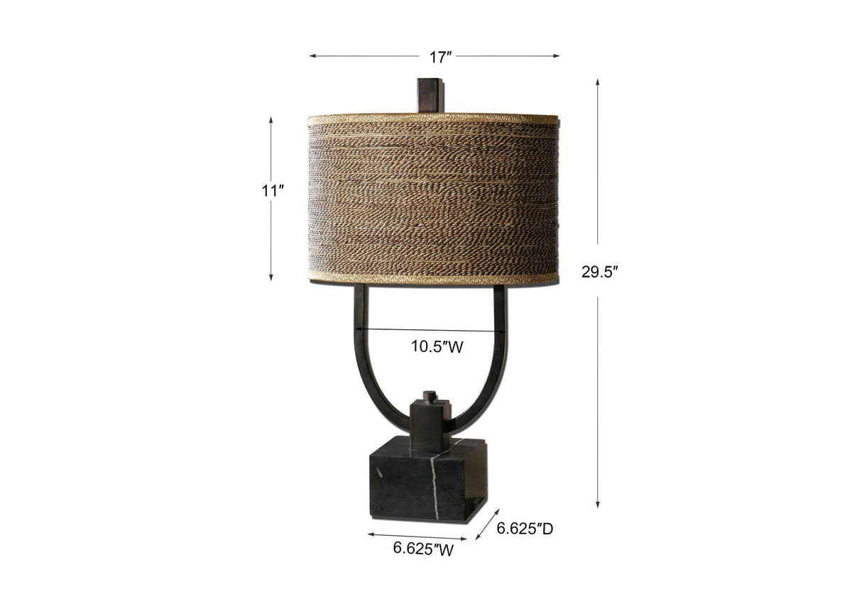 26541-1 Uttermost Stabina Metal Table Lamp