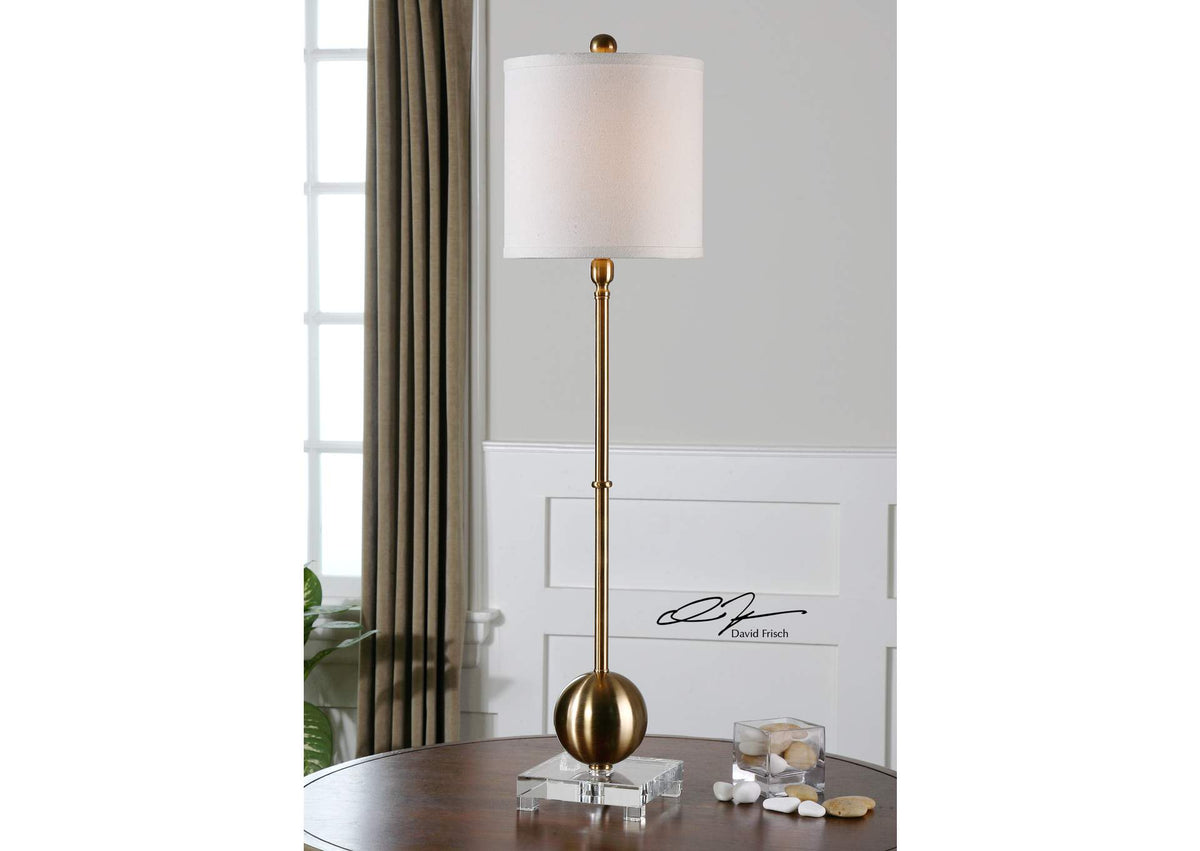 29935-1 Uttermost Laton Brass Buffet Lamp
