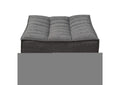 MARSHALLOTGR Marshall Scooped Seat Ottoman In Grey Fabric