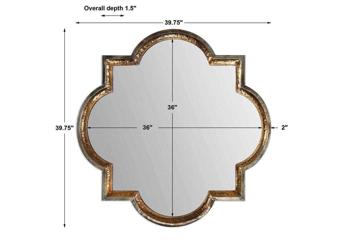 12862 Uttermost Lourosa Gold Mirror