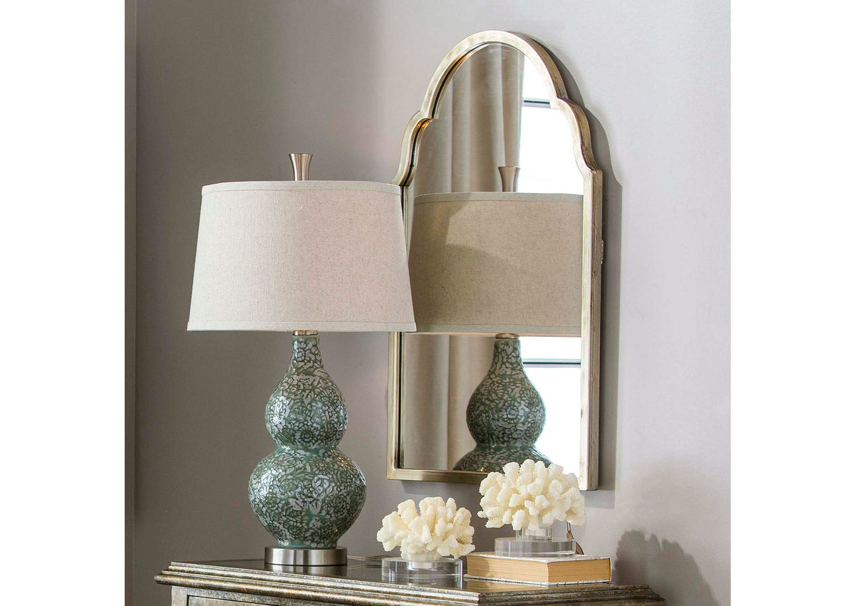 12906 Uttermost Brayden Petite Silver Arch Mirror