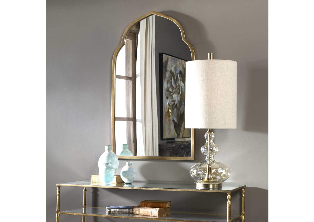 12907 Uttermost Kenitra Gold Arch Mirror