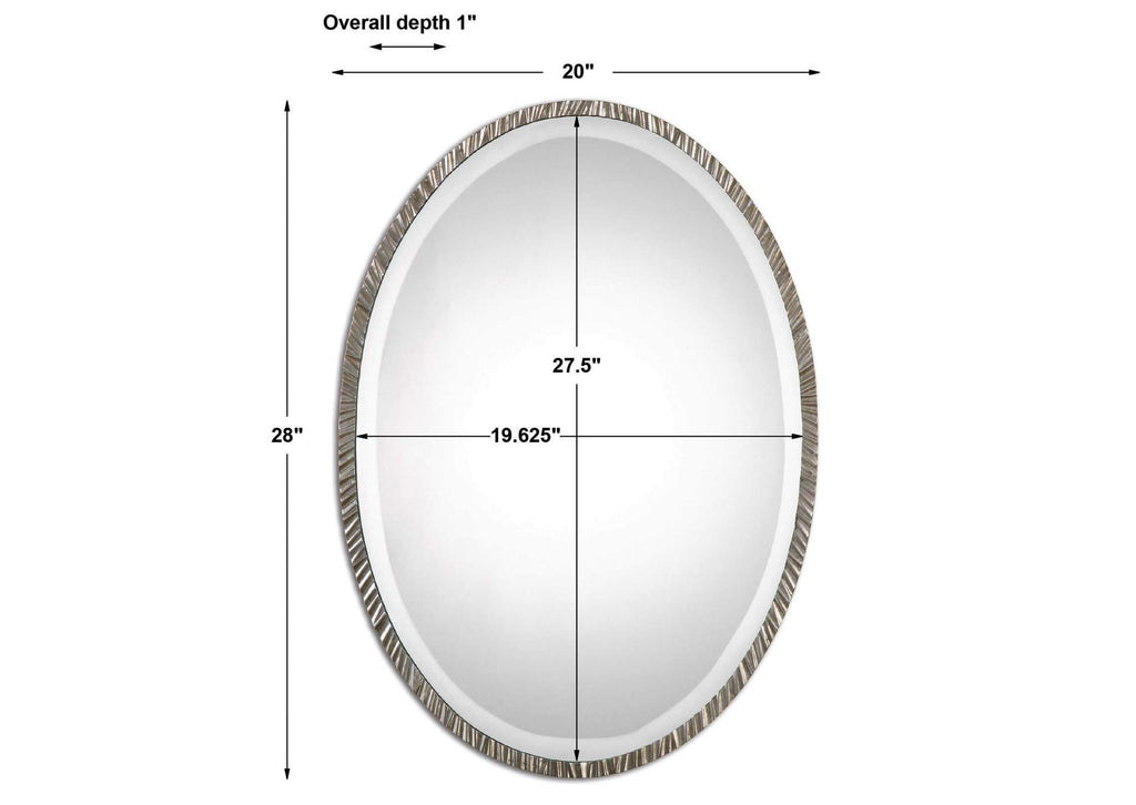 12924 Uttermost Annadel Oval Wall Mirror
