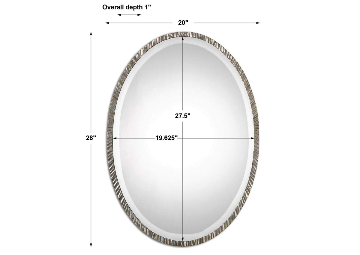 12924 Uttermost Annadel Oval Wall Mirror