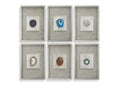14555 Uttermost Agate Stone Silver Wall Art