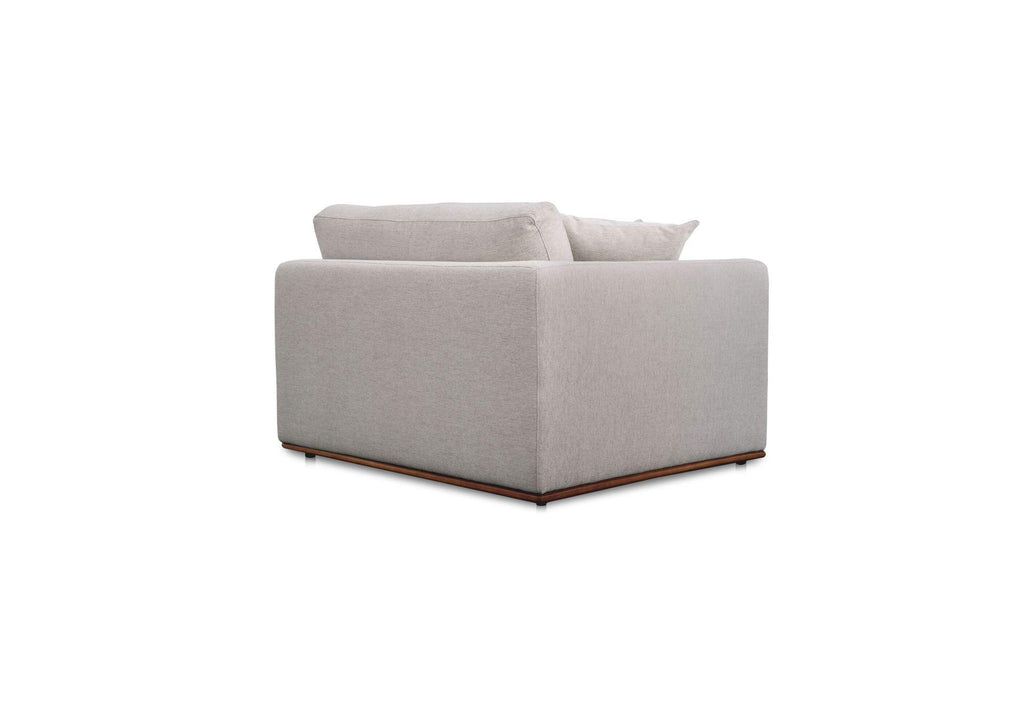 MO-1007-29 Rue Left Arm Facing Chair Flecked Grey