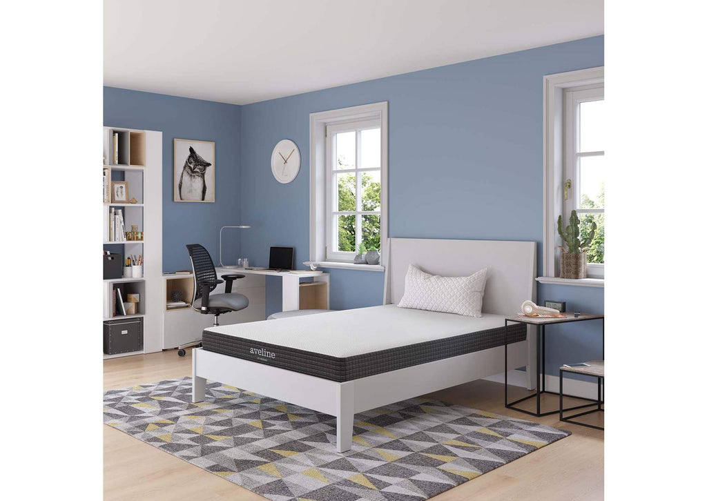 MOD-5345-WHI Aveline 6" Full Mattress By Modway
