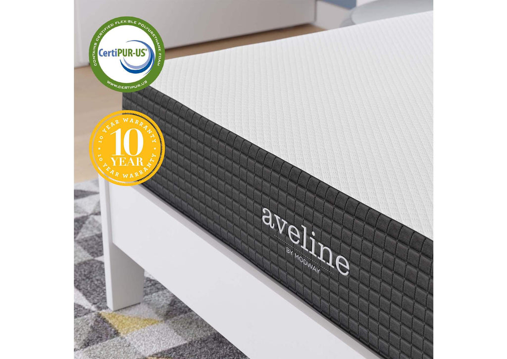 MOD-5488-WHI Aveline 10" Full Mattress By Modway