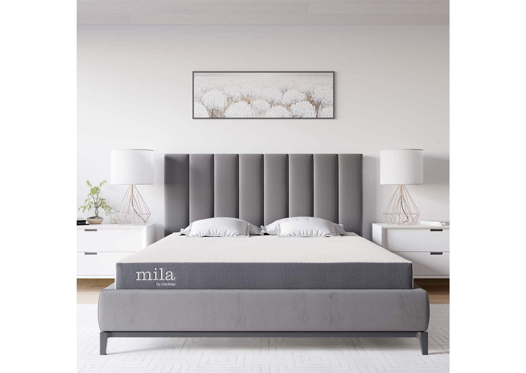 MOD-5735-WHI Mila 6" Queen Mattress By Modway