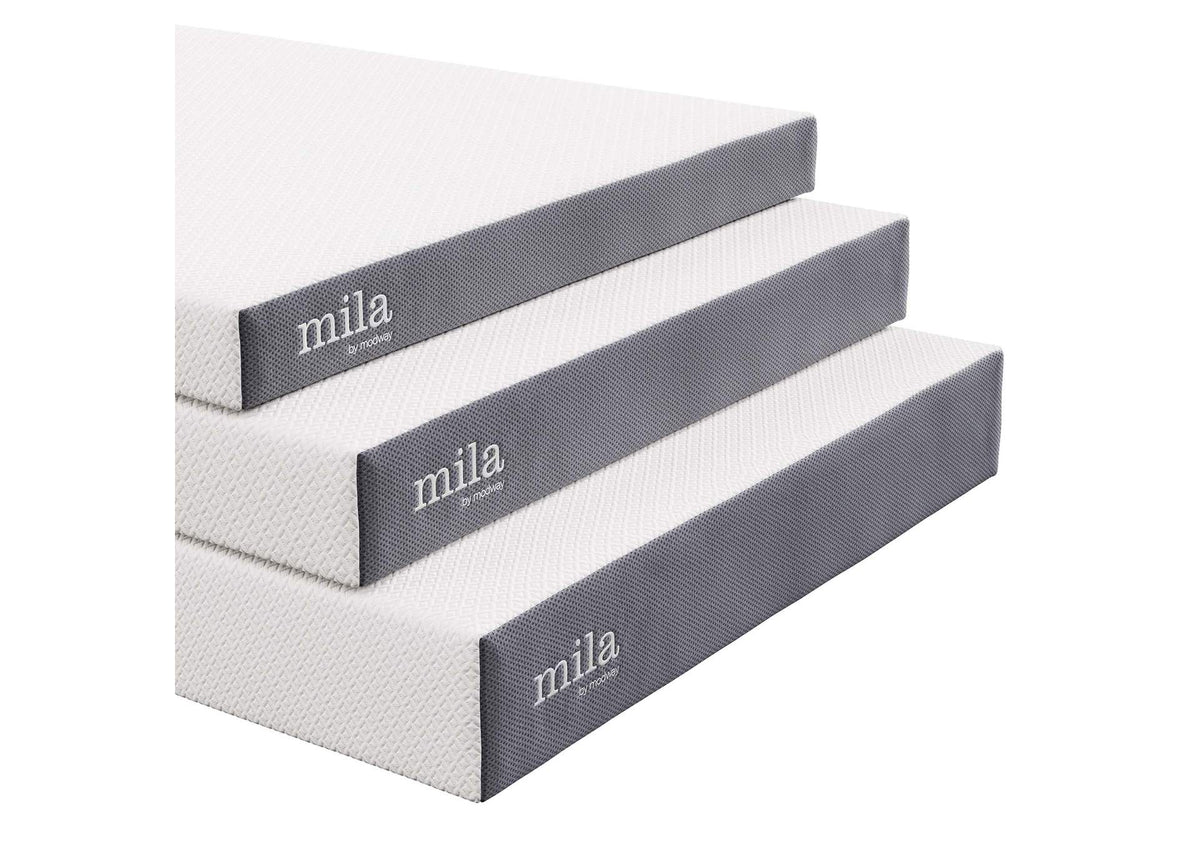 MOD-5735-WHI Mila 6" Queen Mattress By Modway