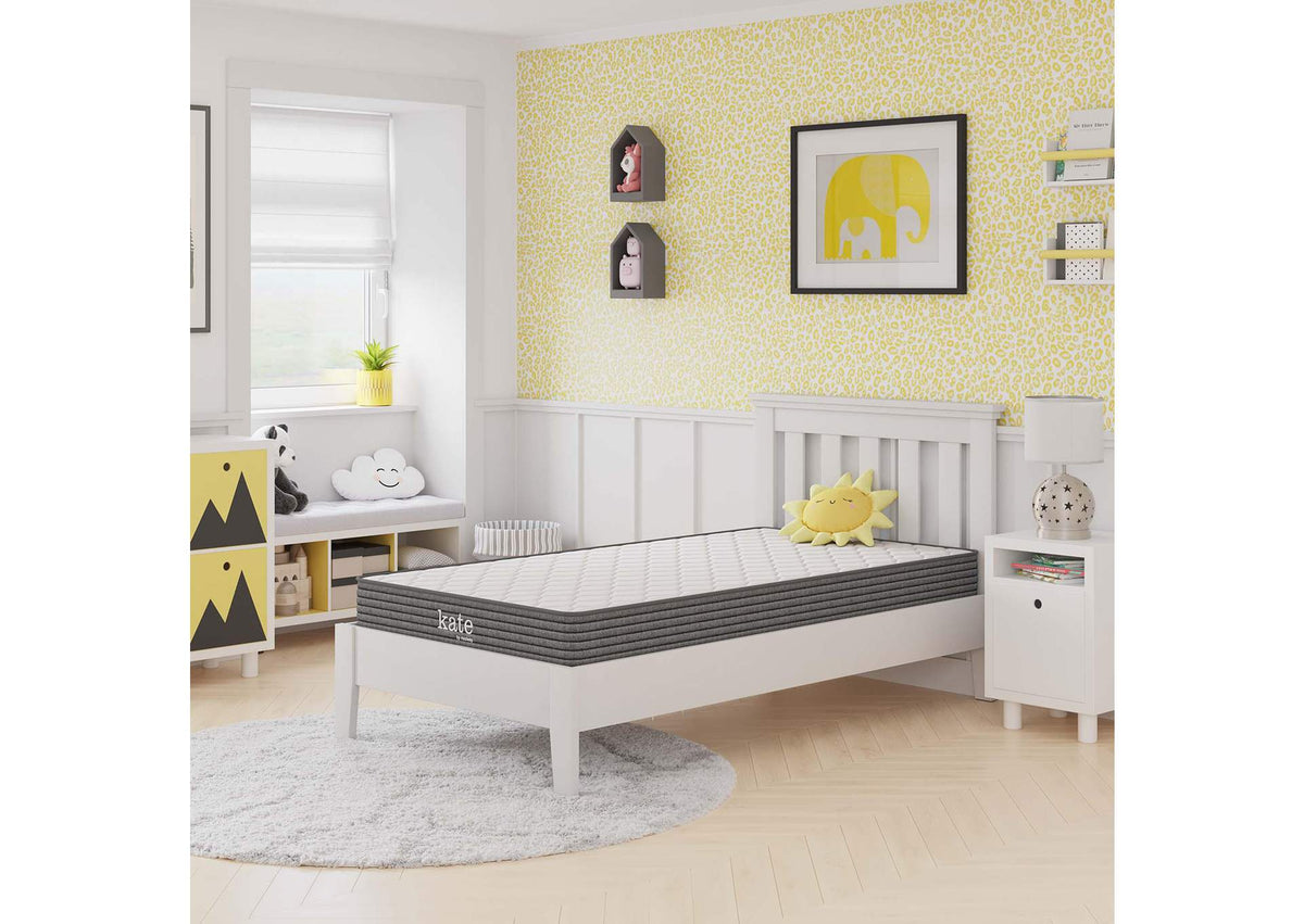 MOD-5772-WHI Kate 6" Twin Mattress By Modway