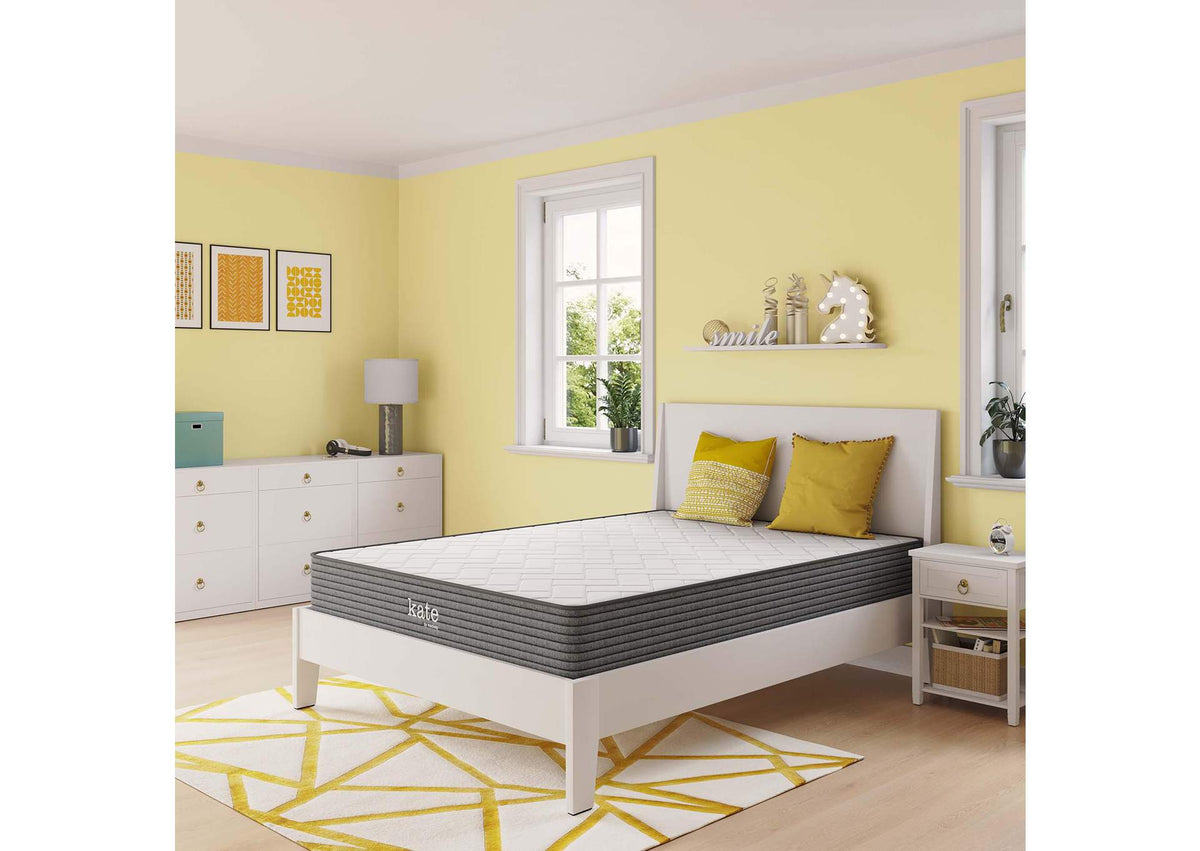 MOD-5777-WHI Kate 8" Full Mattress By Modway