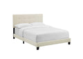MOD-6001-BEI Amira Upholstered Fabric Queen Bed By Modway