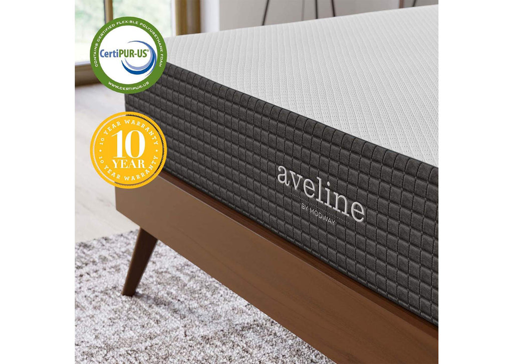 MOD-6079-WHI Aveline 10" California King Mattress By Modway