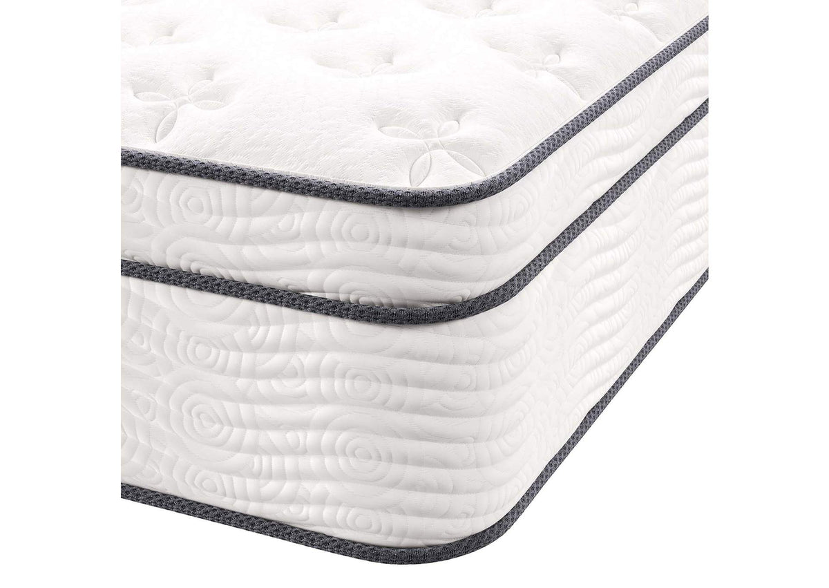 MOD-6083-WHI Jenna 14" Innerspring And Foam Full Mattress By Modway