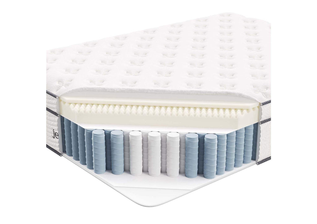 MOD-6083-WHI Jenna 14" Innerspring And Foam Full Mattress By Modway