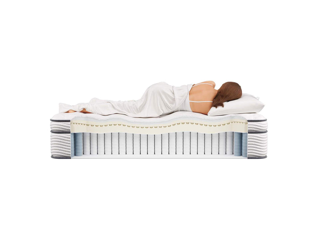 MOD-6083-WHI Jenna 14" Innerspring And Foam Full Mattress By Modway