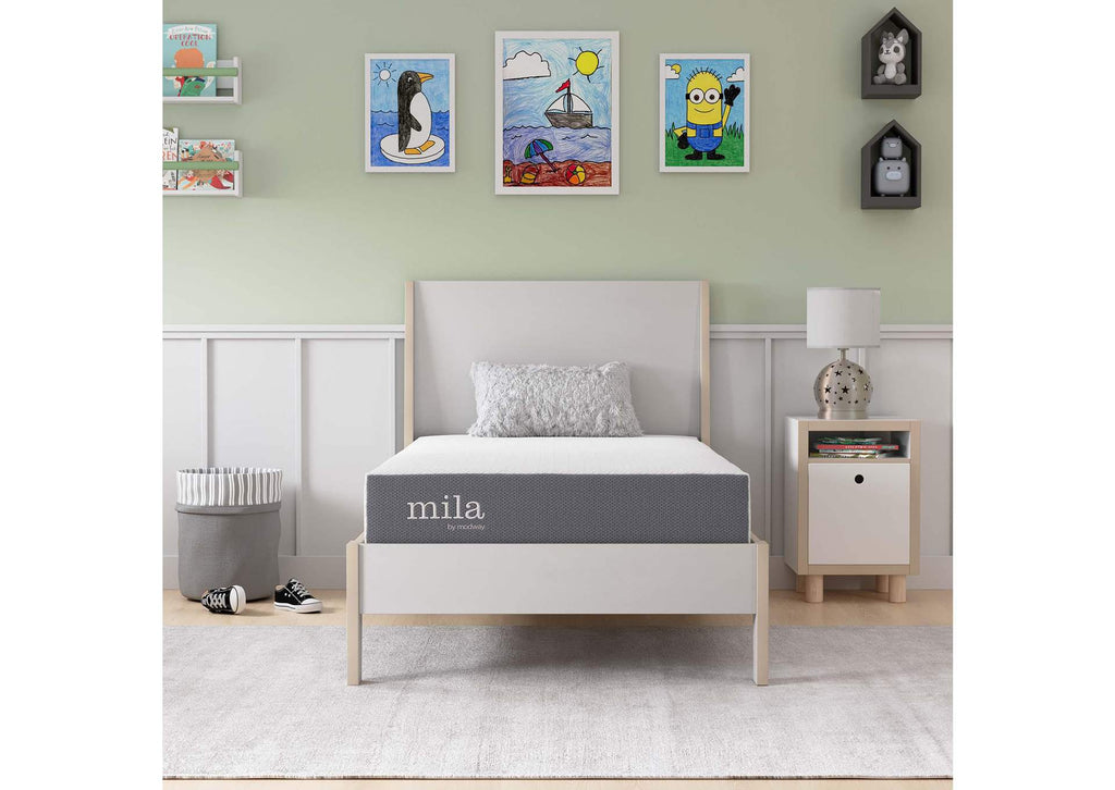 MOD-6256-WHI Mila 8" Twin Mattress By Modway
