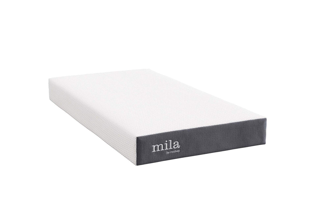 MOD-6256-WHI Mila 8" Twin Mattress By Modway