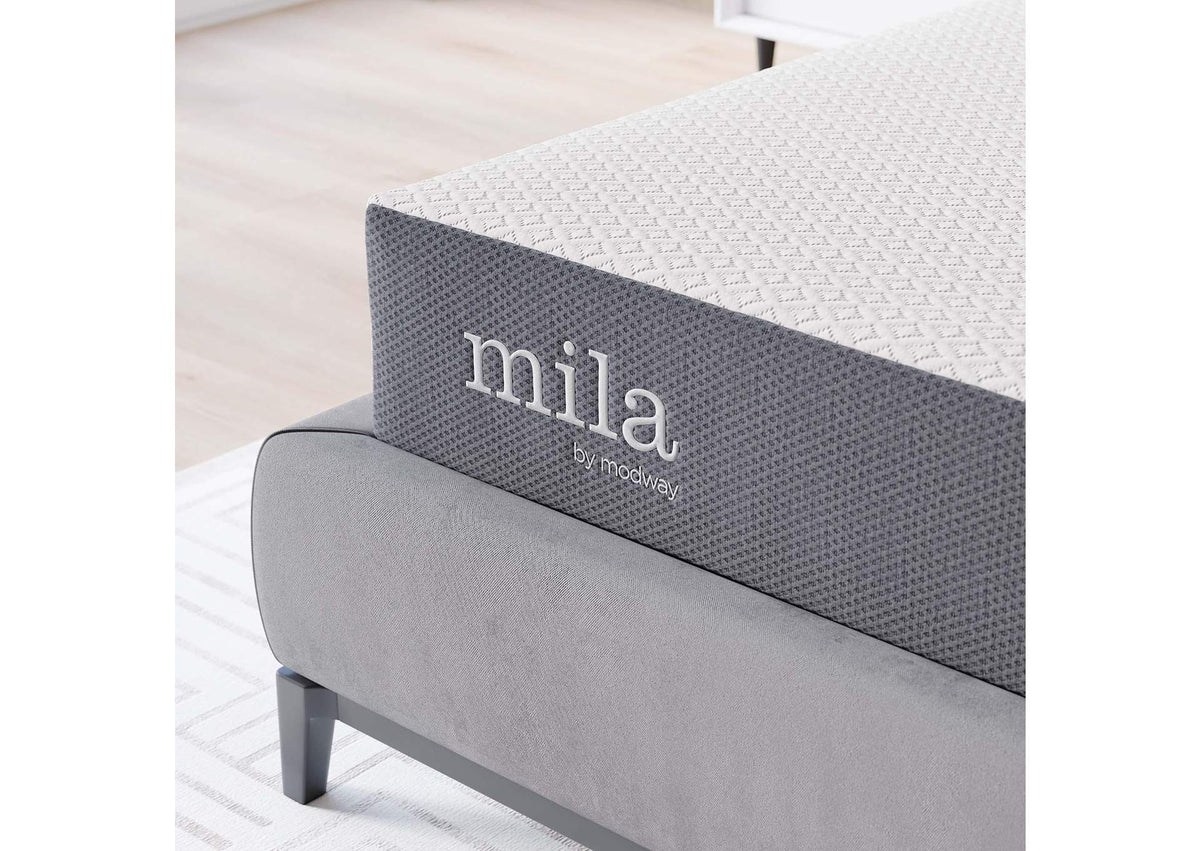MOD-6259-WHI Mila 8" King Mattress By Modway