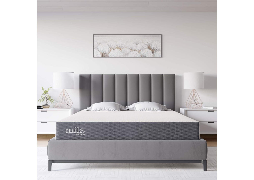MOD-6259-WHI Mila 8" King Mattress By Modway