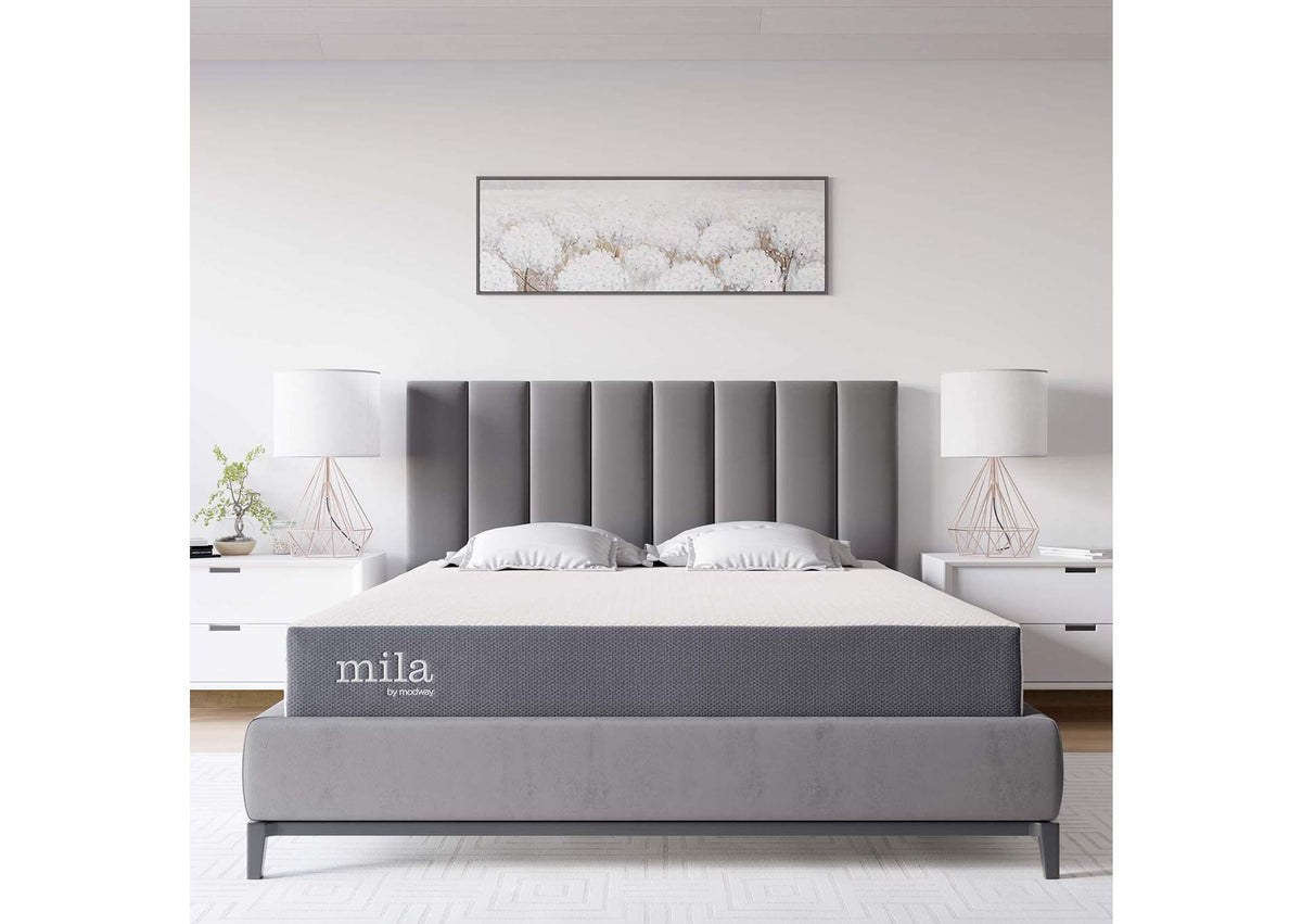 MOD-6259-WHI Mila 8" King Mattress By Modway