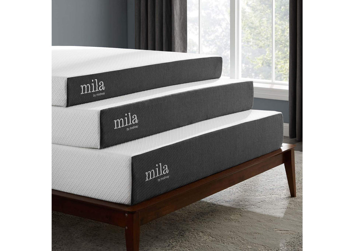 MOD-6262-WHI Mila 10" Queen Mattress By Modway