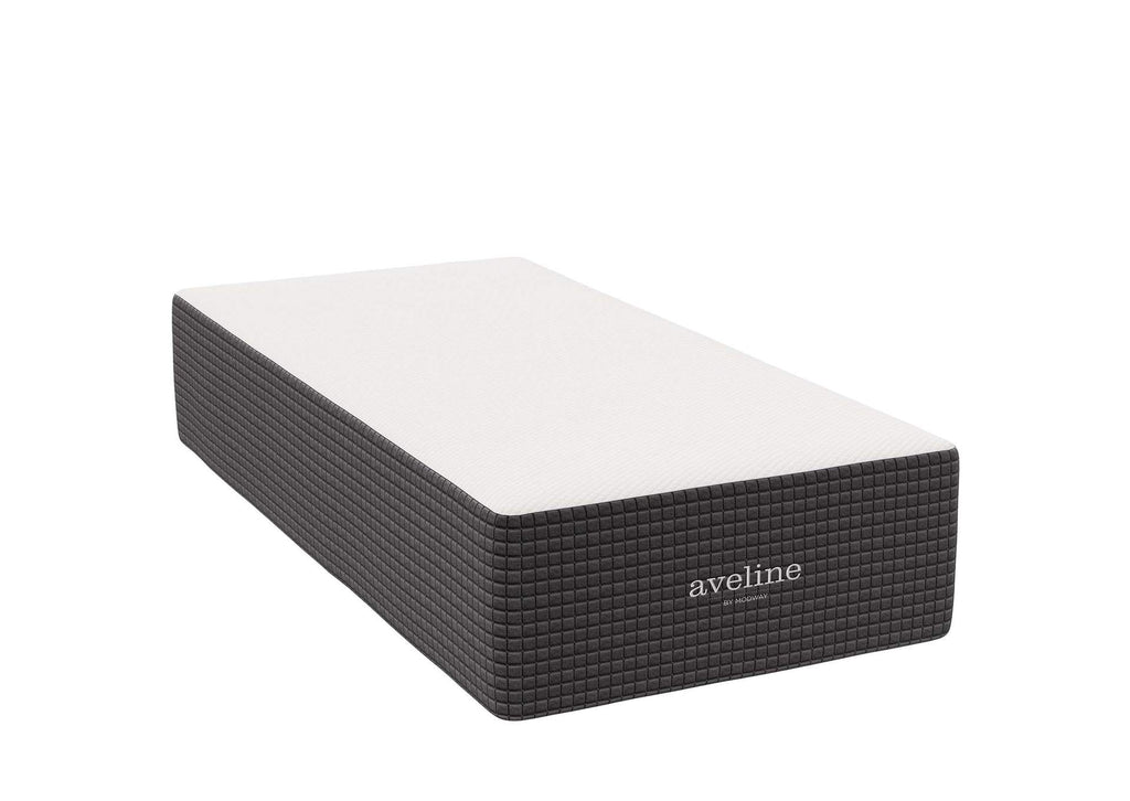 MOD-6606-WHI Aveline 16" Memory Foam Twin Mattress By Modway