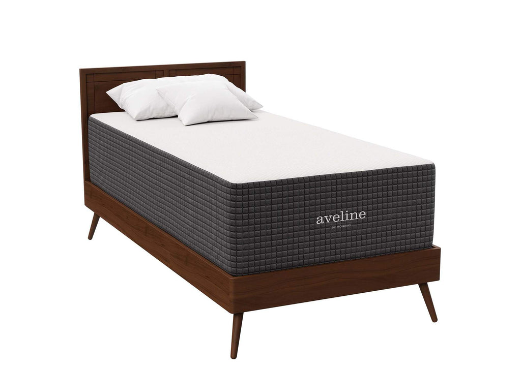 MOD-6606-WHI Aveline 16" Memory Foam Twin Mattress By Modway