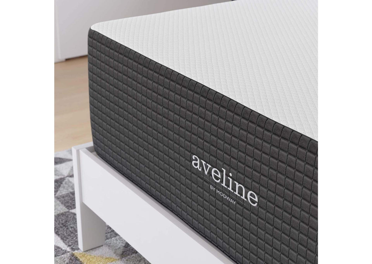 MOD-6607-WHI Aveline 16" Memory Foam Full Mattress By Modway