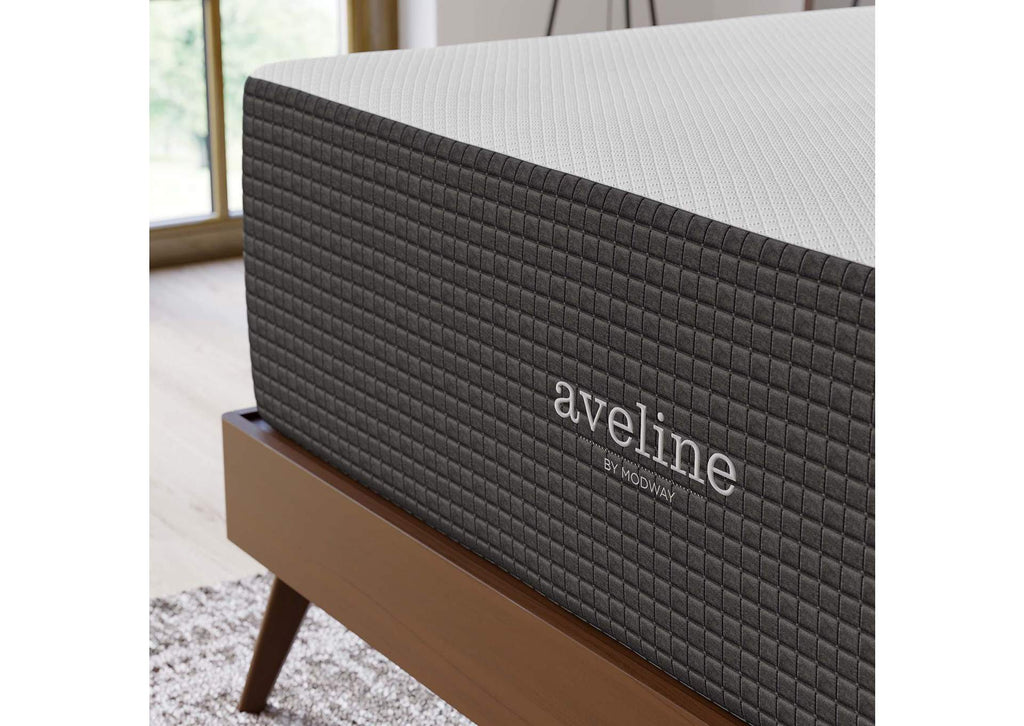 MOD-6609-WHI Aveline 16" Memory Foam King Mattress By Modway