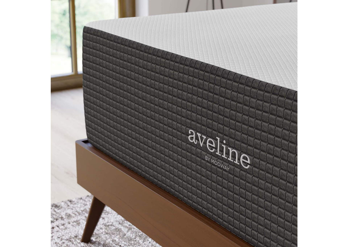 MOD-6609-WHI Aveline 16" Memory Foam King Mattress By Modway