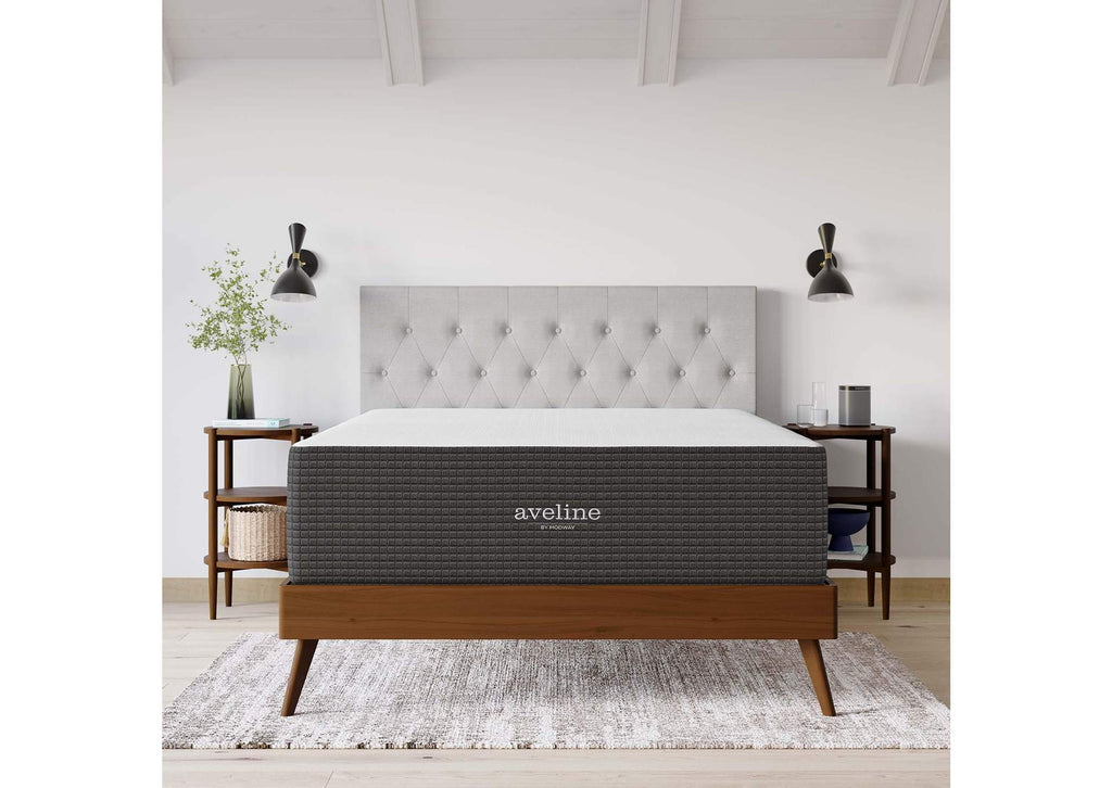 MOD-6609-WHI Aveline 16" Memory Foam King Mattress By Modway