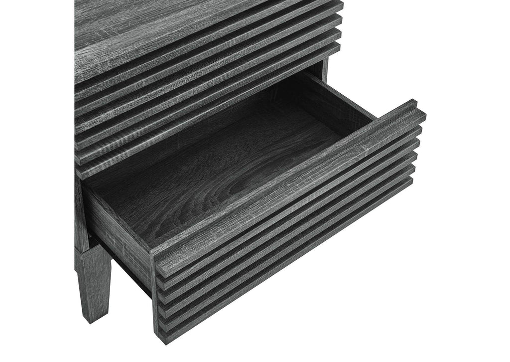 MOD-6964-CHA Render Two-Drawer Nightstand By Modway