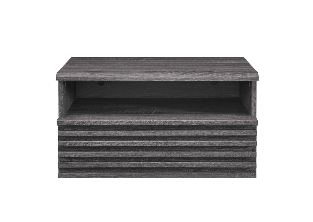 MOD-7058-CHA Render Wall-Mount Nightstand By Modway