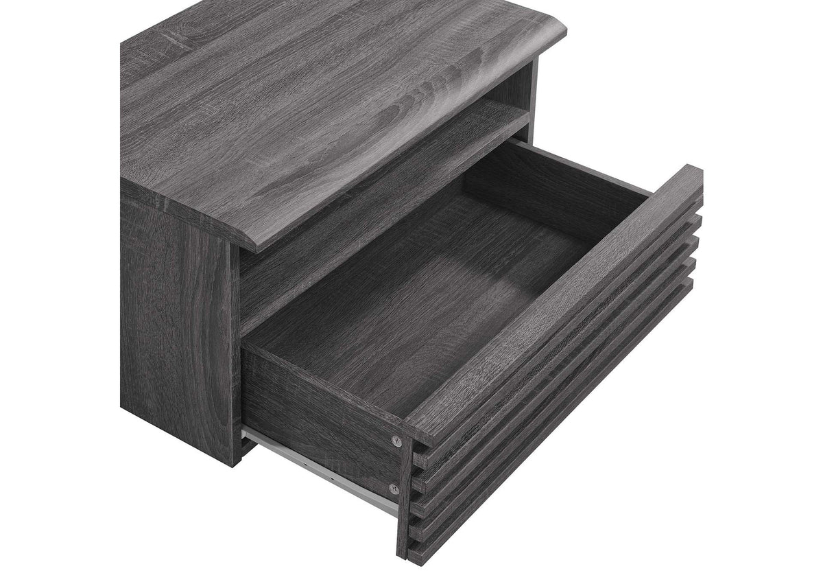 MOD-7058-CHA Render Wall-Mount Nightstand By Modway