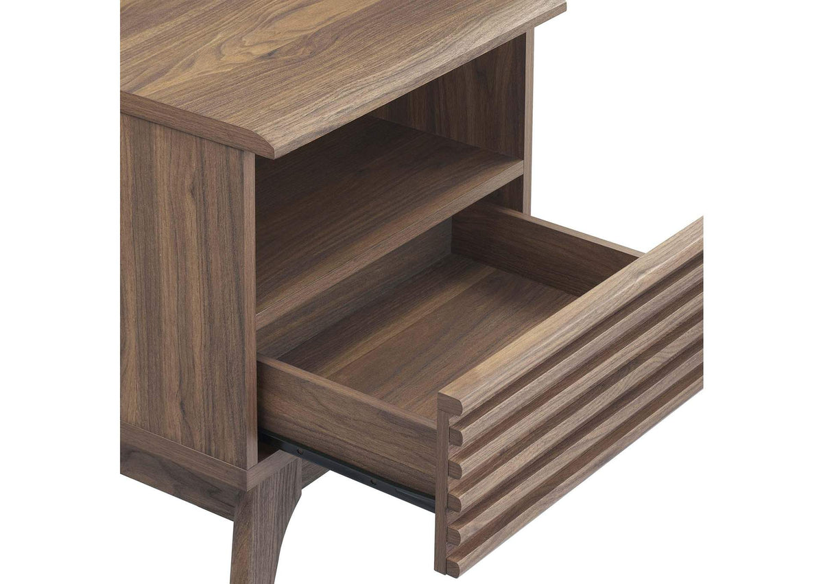 MOD-7070-WAL Render Nightstand By Modway