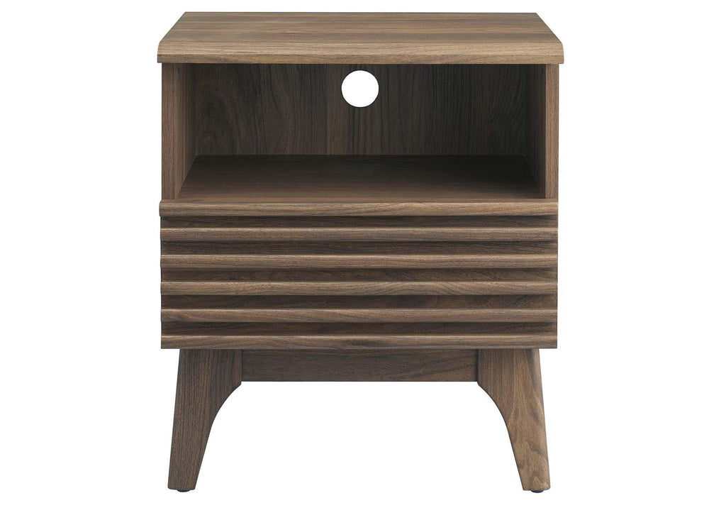 MOD-7070-WAL Render Nightstand By Modway