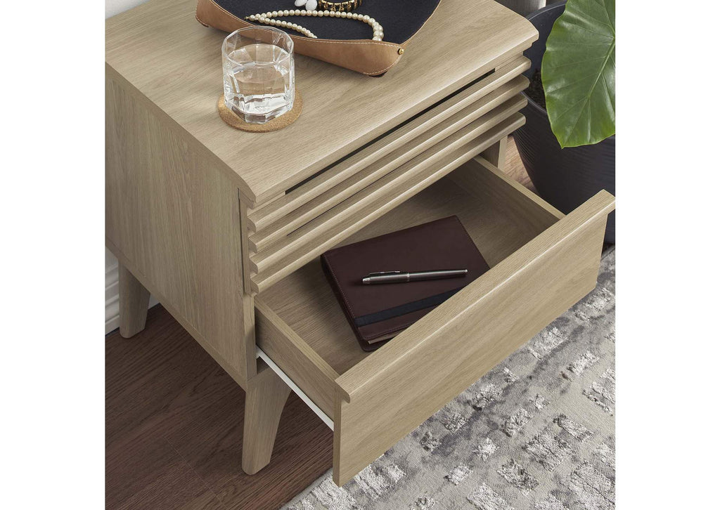 MOD-7071-OAK Render Nightstand By Modway