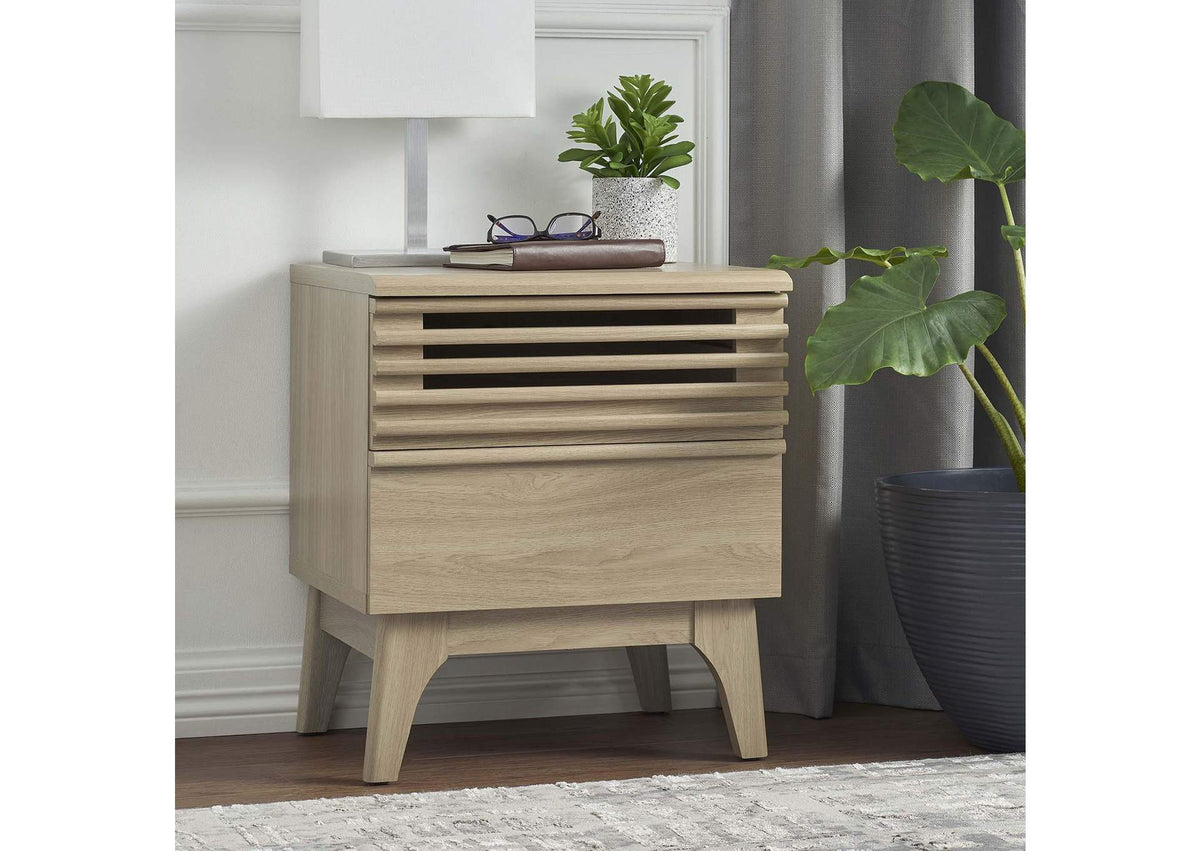 MOD-7071-OAK Render Nightstand By Modway
