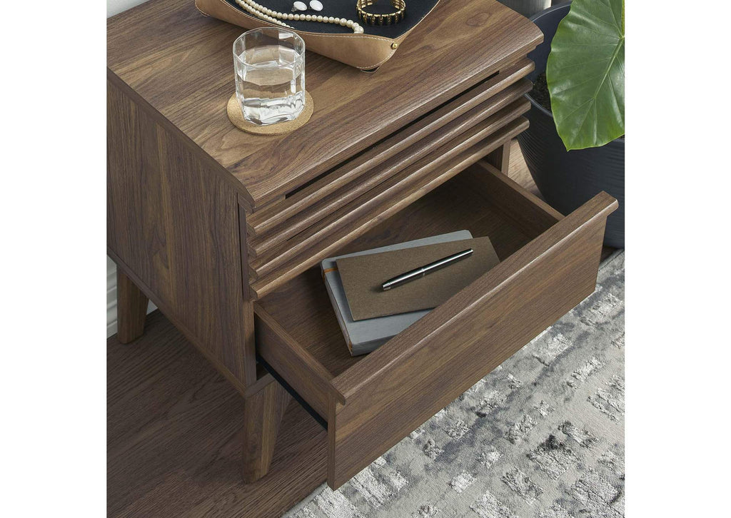 MOD-7071-WAL Render Nightstand By Modway