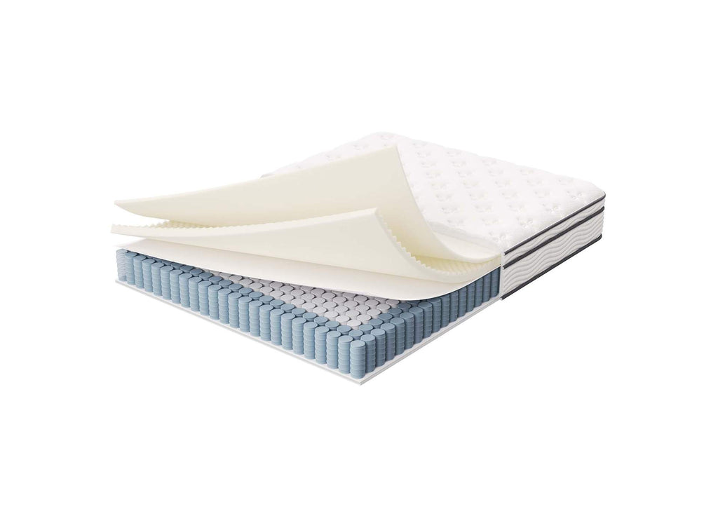 MOD-7089-WHI Jenna 12" Innerspring And Foam Queen Mattress By Modway