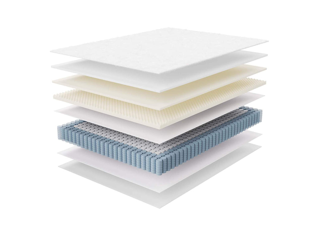 MOD-7089-WHI Jenna 12" Innerspring And Foam Queen Mattress By Modway