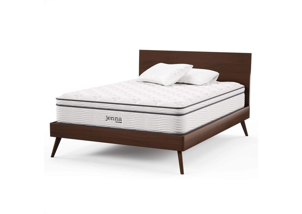 MOD-7090-WHI Jenna 12" Innerspring And Foam King Mattress By Modway