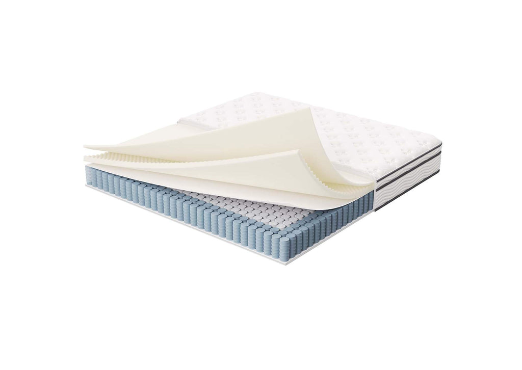 MOD-7090-WHI Jenna 12" Innerspring And Foam King Mattress By Modway