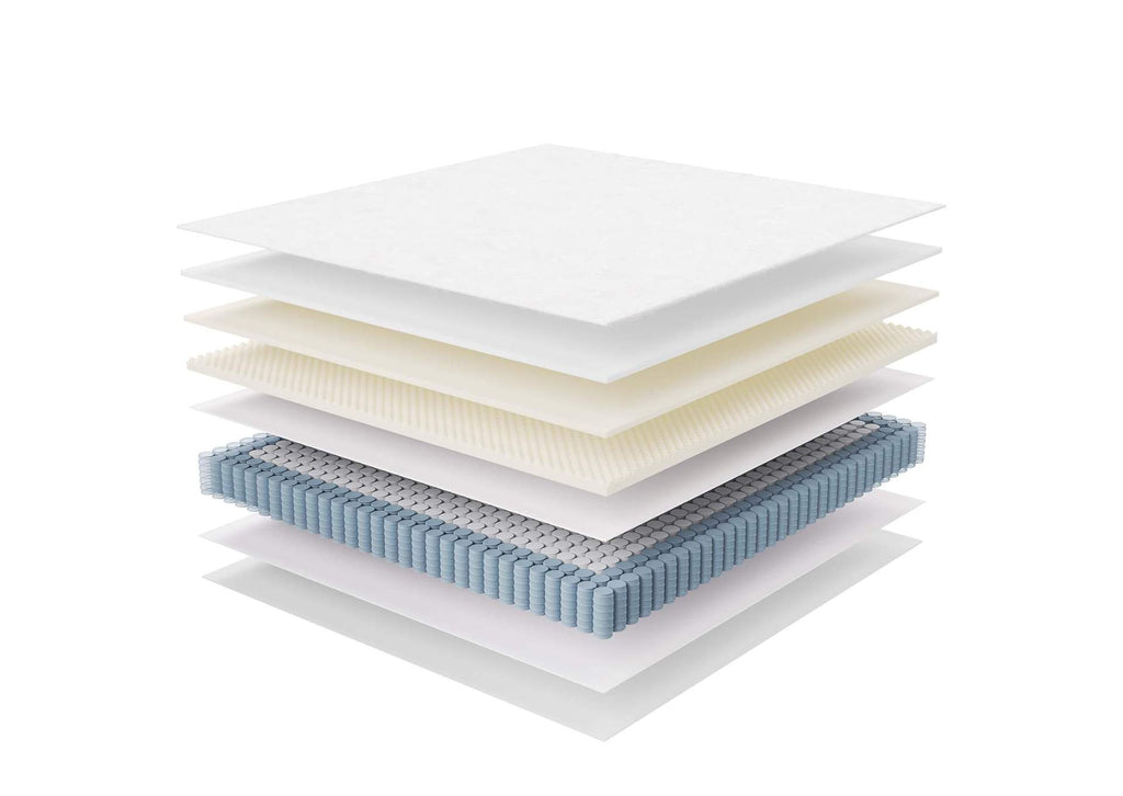 MOD-7090-WHI Jenna 12" Innerspring And Foam King Mattress By Modway