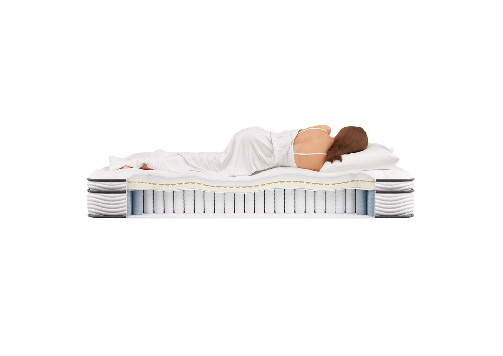 MOD-7090-WHI Jenna 12" Innerspring And Foam King Mattress By Modway