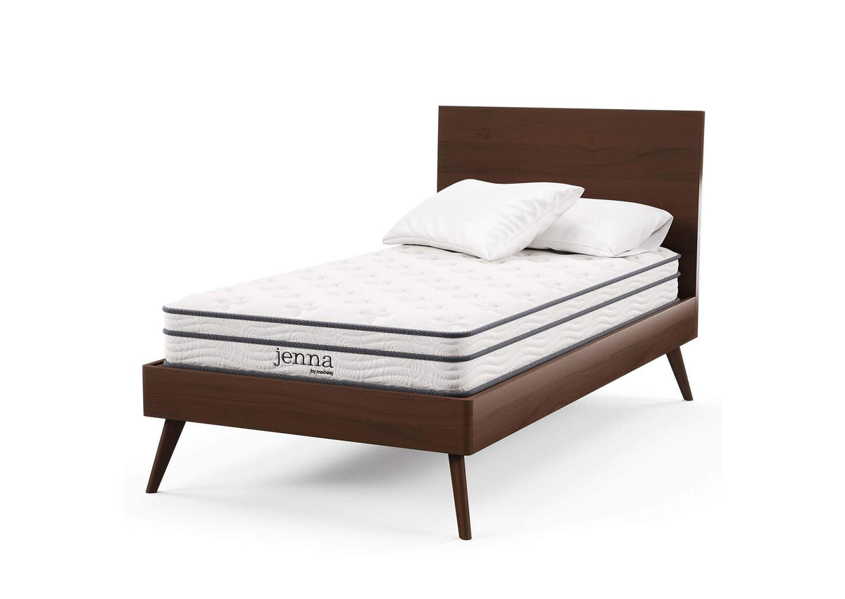 MOD-7093-WHI Jenna 6" Innerspring And Foam Twin Mattress By Modway