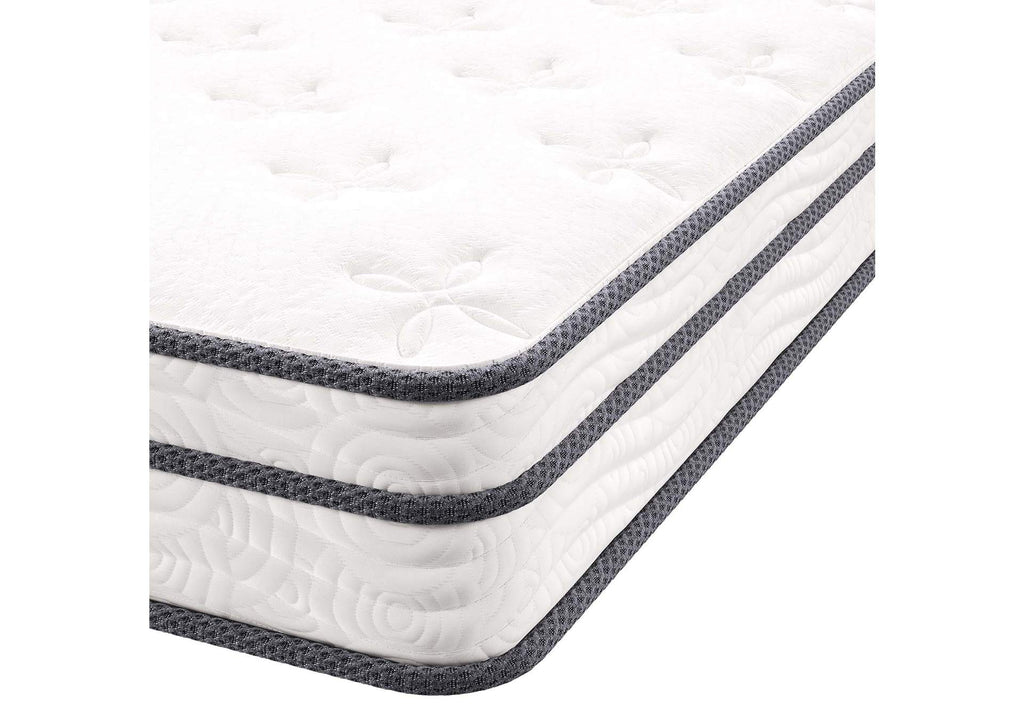 MOD-7093-WHI Jenna 6" Innerspring And Foam Twin Mattress By Modway