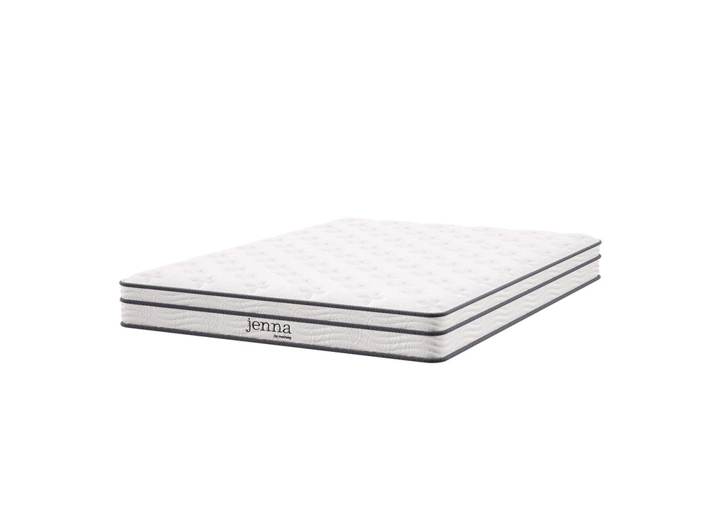 MOD-7094-WHI Jenna 6" Innerspring And Foam Full Mattress By Modway